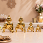 Set of 4 Bal Krishna Crawling Idols