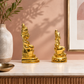 Brass Kubera Lakshmi Idol Set | Lord Kubera & Goddess Lakshmi Murti