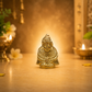 Goddess Mahalaxmi Ambabai Idol | Polished Golden Brass Finish