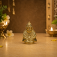 Goddess Mahalaxmi Ambabai Idol | Polished Golden Brass Finish