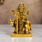 Lord Shiva with Nandi Showpiece | Polished Brass Finish