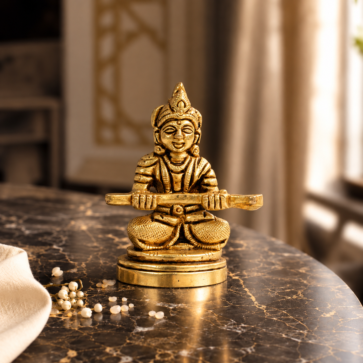 Lord Krishna (Murli Manohar) Idol – 24K Gold & 999 Silver Plated