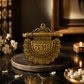 Laabh Decorative Wall Hanging | Antique Golden Brass Finish