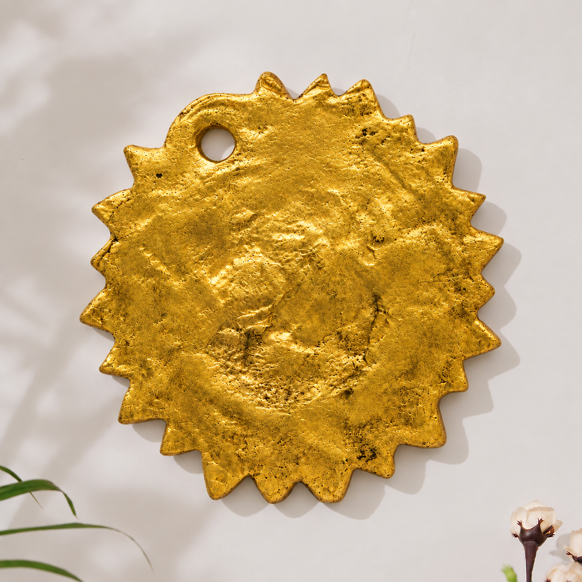 Surya Dev Wall Hanging | Brass Sun Face