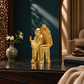 Shirdi Sai Baba Sitting on Throne Showpiece
