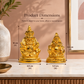 Brass Kubera Lakshmi Idol Set | Lord Kubera & Goddess Lakshmi Murti