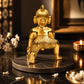 Bal Krishna (Laddu Gopal) Crawling Showpiece | Polished Brass Finish