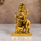 Lord Shiva with Nandi Showpiece | Polished Brass Finish
