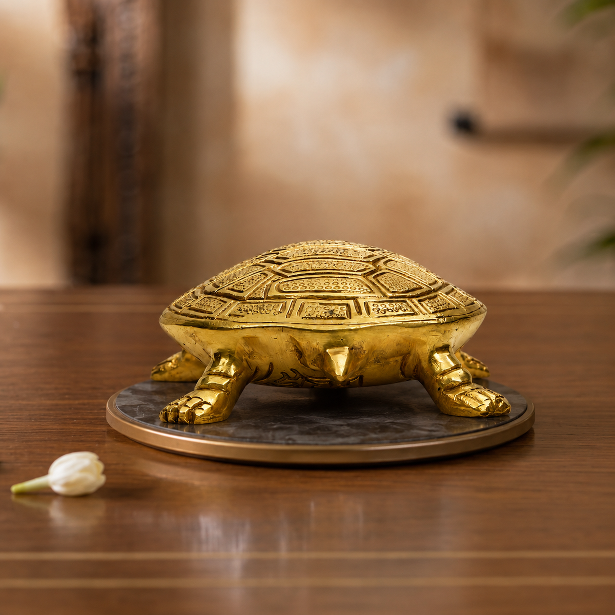 Brass Kurma Tortoise Idol | Vastu Turtle Figurine