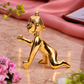 Bal Krishna Crawling Idol | Polished Golden Brass Finish