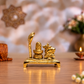 Brass Shivling with Nandi & Nag Devta Idol Set (Set of 3 Sizes)