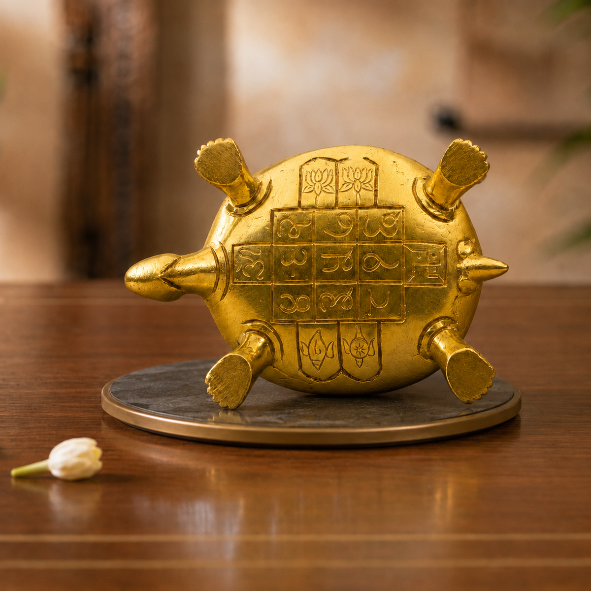 Brass Kurma Tortoise Idol | Vastu Turtle Figurine