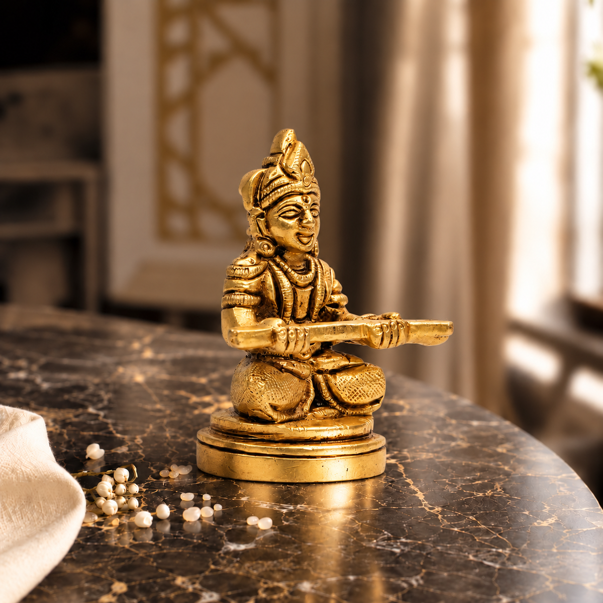 Lord Krishna (Murli Manohar) Idol – 24K Gold & 999 Silver Plated