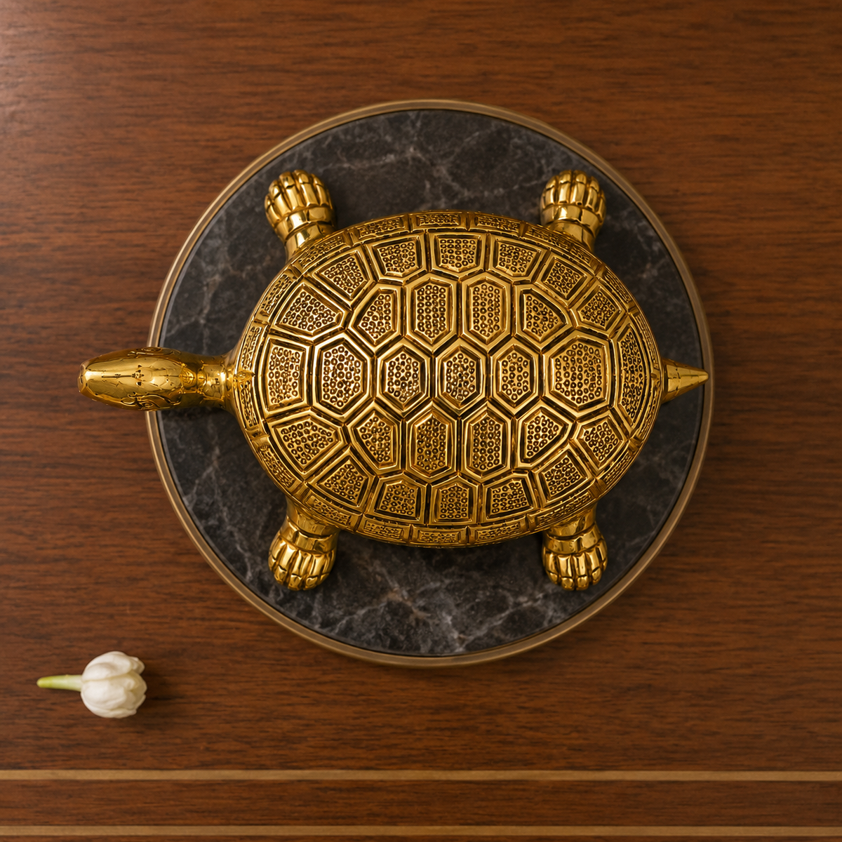 Brass Kurma Tortoise Idol | Vastu Turtle Figurine