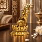 Goddess Lakshmi On Lotus Idol – 24K Gold & 999 Silver Plated