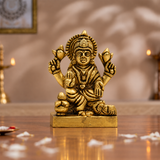 Goddess Lakshmi Idol – 24K Gold & 999 Silver Plated