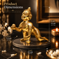 Bal Krishna (Laddu Gopal) Crawling Showpiece | Polished Brass Finish