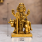 Lord Shiva with Nandi Showpiece | Polished Brass Finish