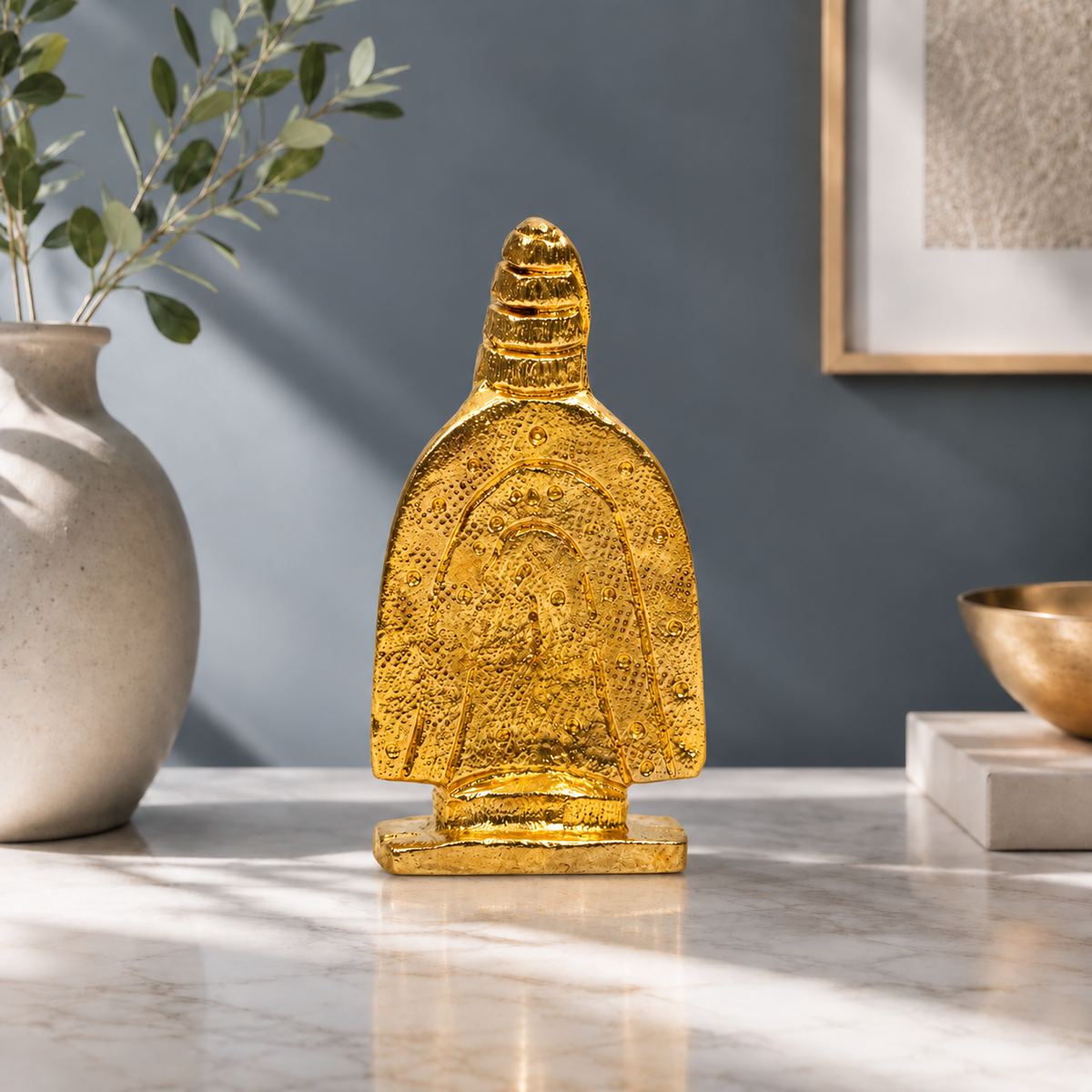 Lord Venkateswara (Tirupati Balaji) Showpiece | Polished Brass Finish