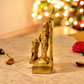 Ram Darbar with Hanuman & Decorative Peacock Arch Idol | Antique Golden Brass Finish