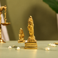 Ram Darbar with Hanuman Idol | Antique Golden Brass Finish