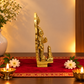 Ram Darbar with Hanuman Under Decorative Arch Idol | Antique Golden Brass Finish