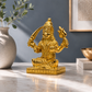 Lord Khandoba Maharaj Idol | Polished Golden Brass Finish