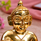 Set of 2 Bal Krishna Crawling Idols | Polished Golden Brass Finish