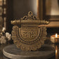 Laabh Decorative Wall Hanging | Antique Golden Brass Finish