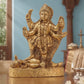 Maa Kali Standing on Lord Shiva Idol | Antique Brass Finish