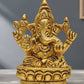 Lord Ganesha Idol – 24K Gold & 999 Silver Plated