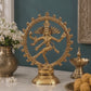 Lord Shiva Nataraja Dancing Idol | Antique Brass Finish