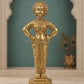 Panduranga Vitthal Murti | Traditional Golden Religious Statue with Antique Finish